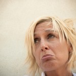 Sad Young Woman